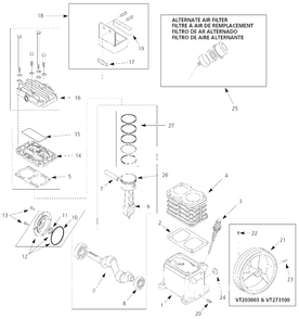 Part Location Diagram of TQ050102AJ Campbell Hausfeld Sight Glass